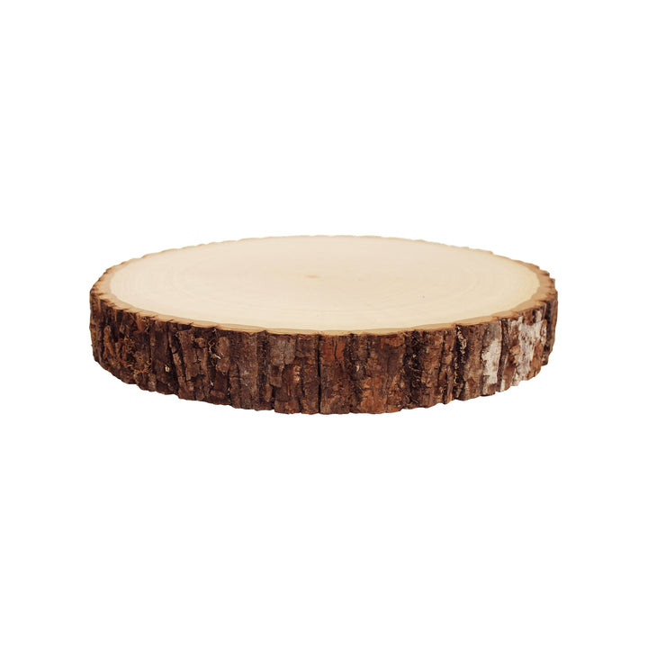 Thick Rustic Basswood Round, 7-10" Wide