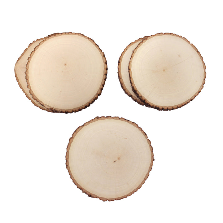 Thick Rustic Basswood Round, 10-14" Wide