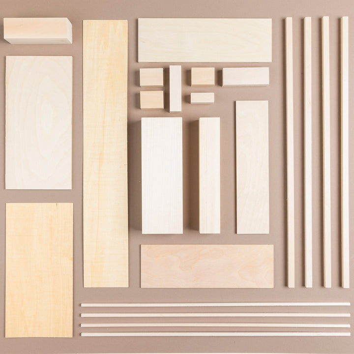 Assorted Basswood Carving Blocks (3-Piece)