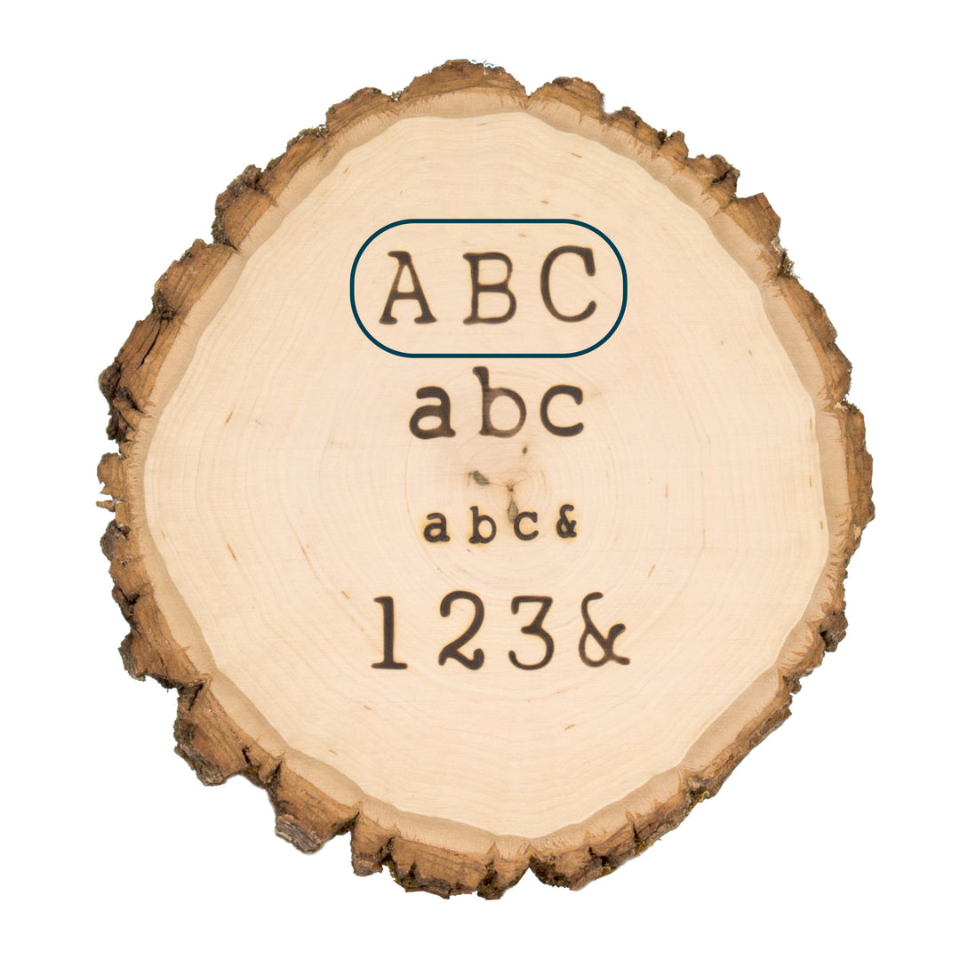 Plaid:Craft Plaid Wood Burning Alphabet Stamp Set 26/Pkg