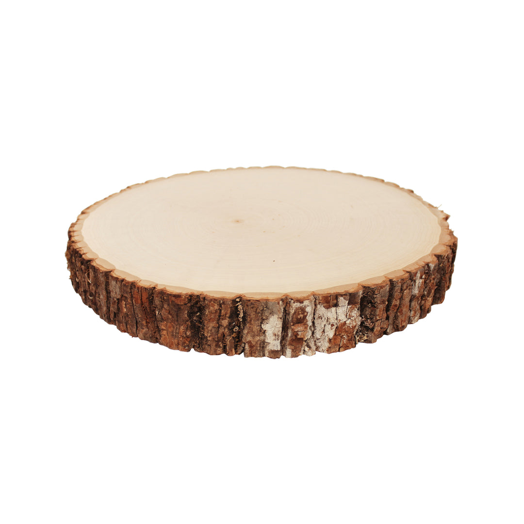 Thick Rustic Basswood Round, 7-10" Wide