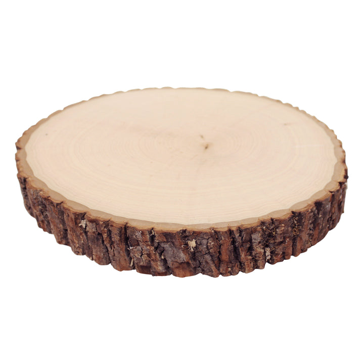 Thick Rustic Basswood Round, 10-14" Wide