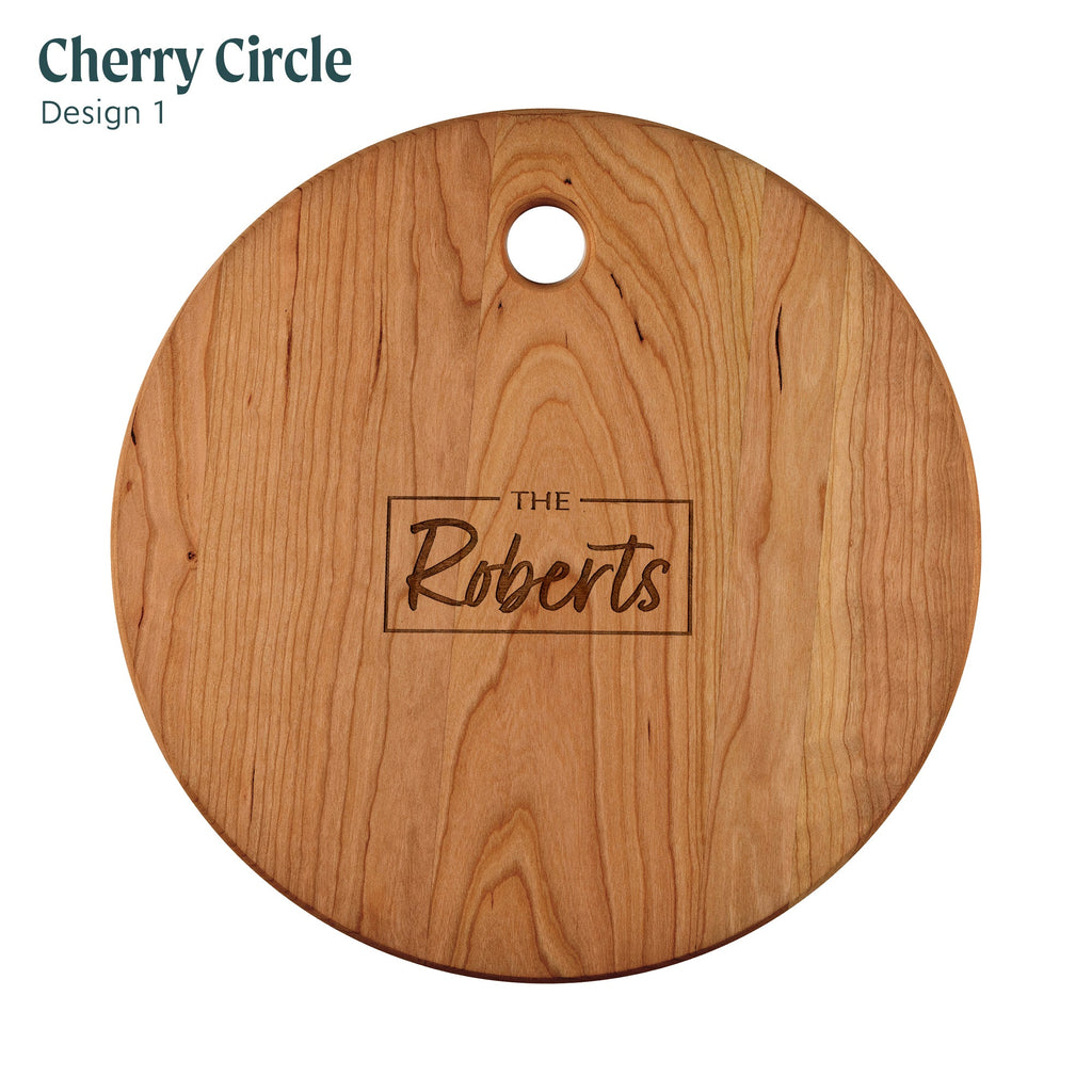 Walnut Hollow Custom Oval Cherry Cutting Board, 12 in. x 18 in.